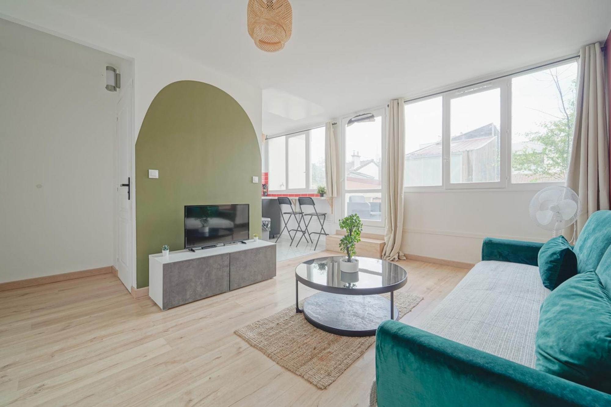 圣旺Complete 1Br With Balcony Only 5 Min. On Foot To Metro By Doorman公寓 外观 照片
