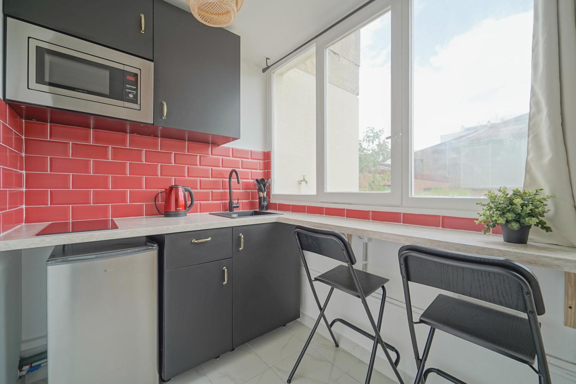 圣旺Complete 1Br With Balcony Only 5 Min. On Foot To Metro By Doorman公寓 外观 照片